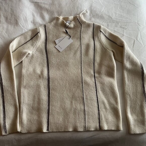 Reiss Naomi Metallic Stripe Jumper NWT - Picture 4 of 8